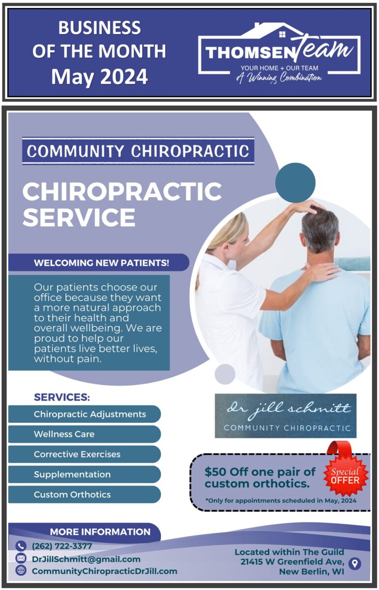 May Business of the Month - Community Chiropractic